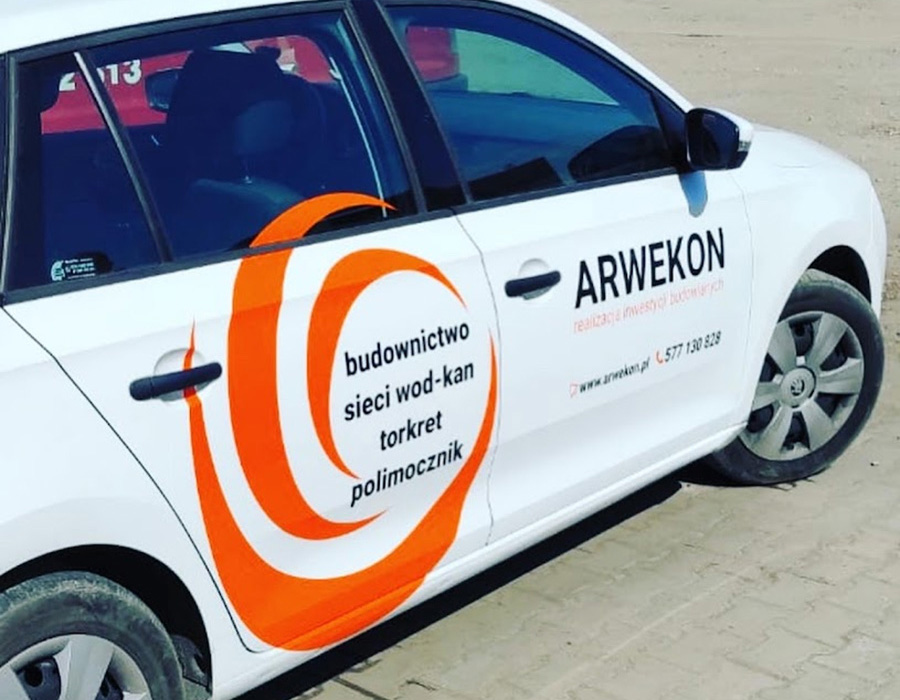 Oklejanie floty pojazdów ARWEKON